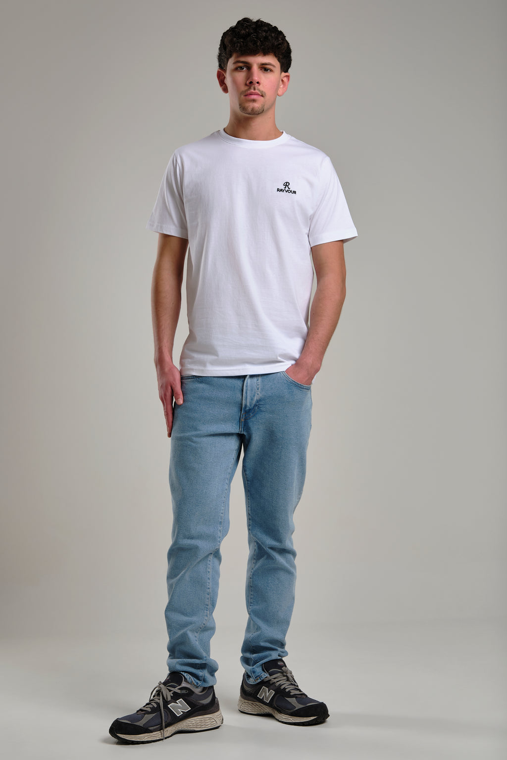 RICAMO PREMIUM T-SHIRT WHITE