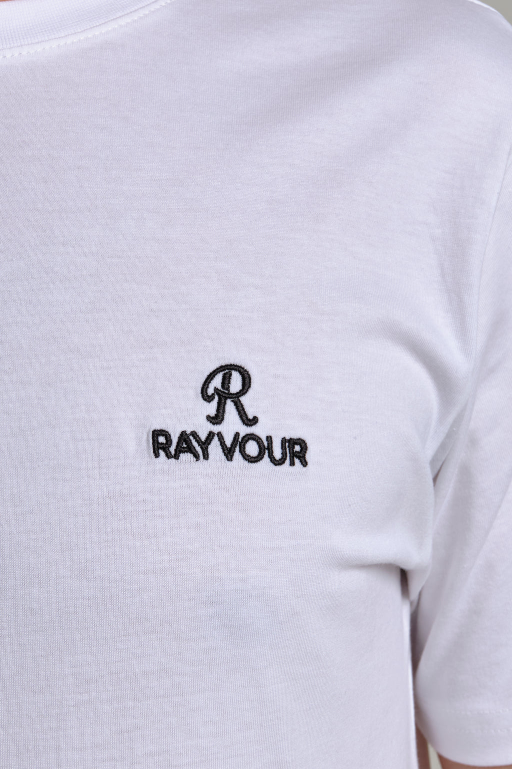 RICAMO PREMIUM T-SHIRT WHITE