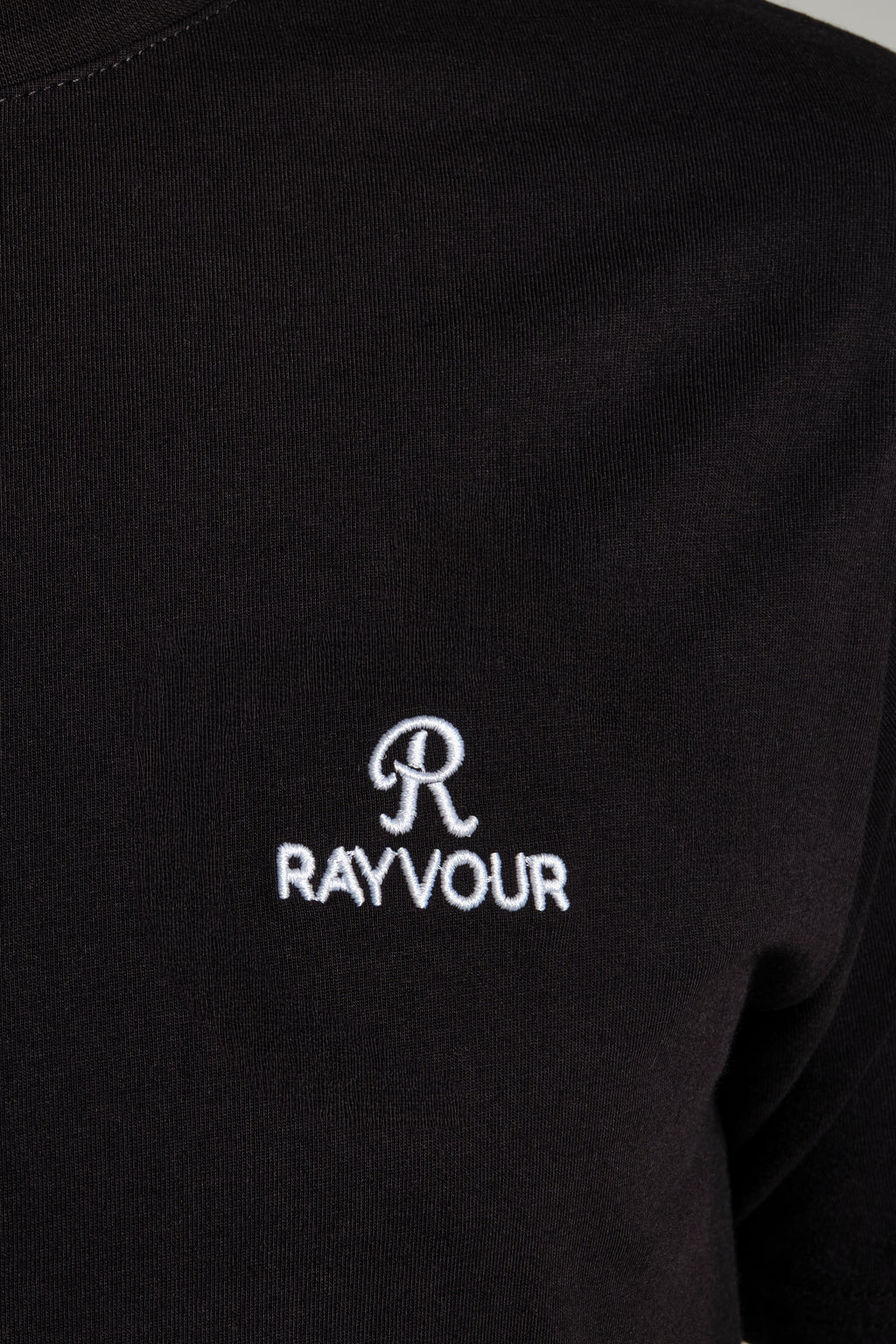 RICAMO PREMIUM T-SHIRT BLACK