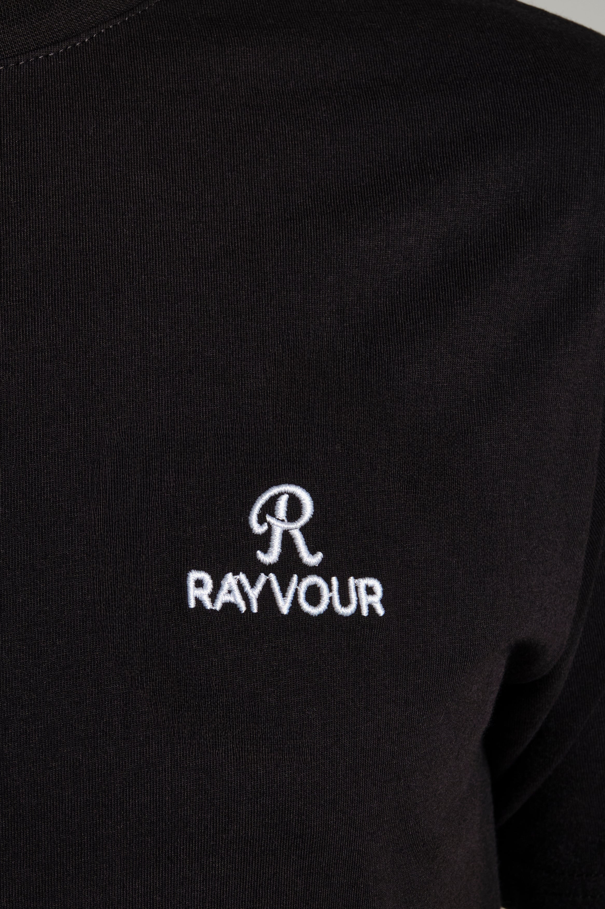 RICAMO PREMIUM T-SHIRT BLACK